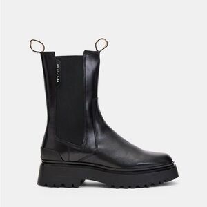 All Saints Amber Black Combat Boots